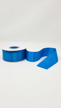 Load image into Gallery viewer, Double Face Solid Colored Ribbon Aegean Blue
