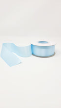 Load image into Gallery viewer, Double Face Solid Colored Ribbon Light Blue
