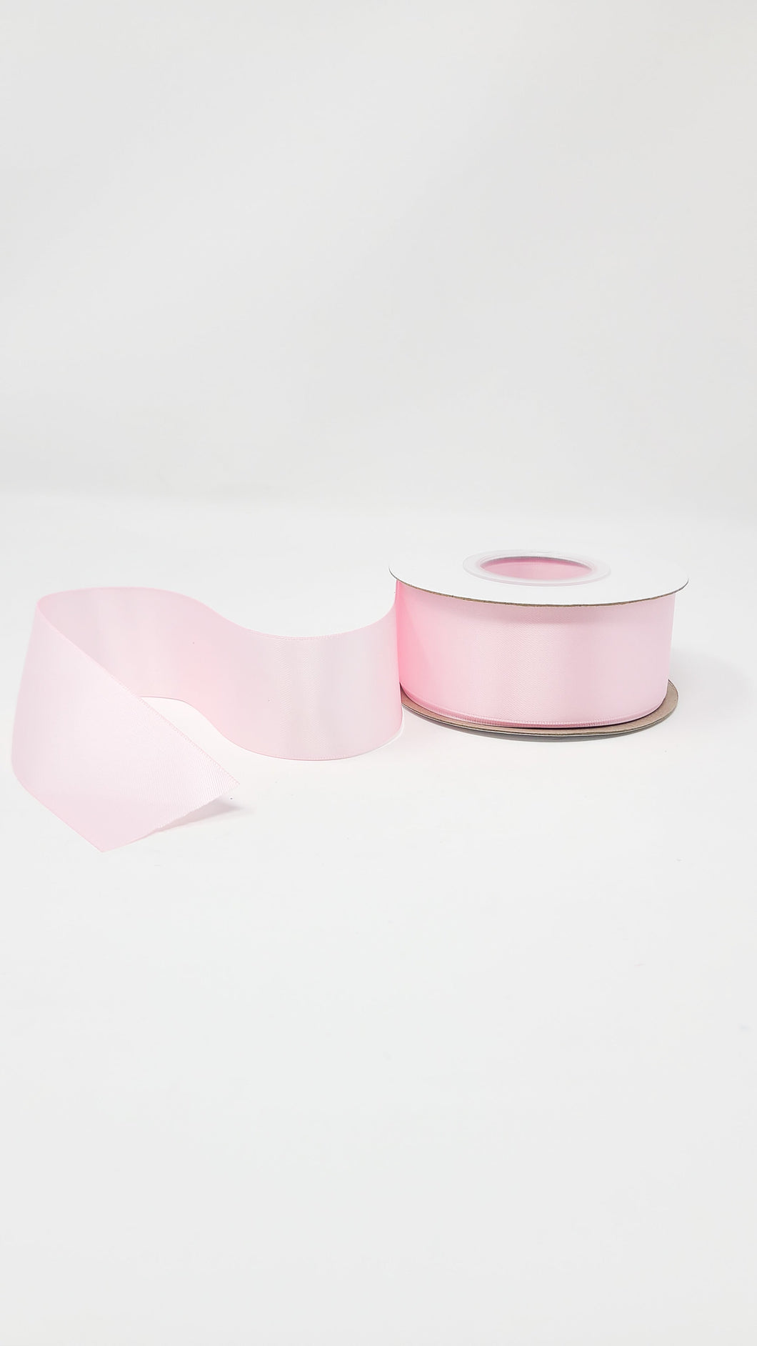 Double FaceS olid Colored Ribbon Pearl Pink