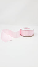 Load image into Gallery viewer, Double FaceS olid Colored Ribbon Pearl Pink
