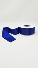 Load image into Gallery viewer, Double Face Solid Colored Ribbon Cobalt
