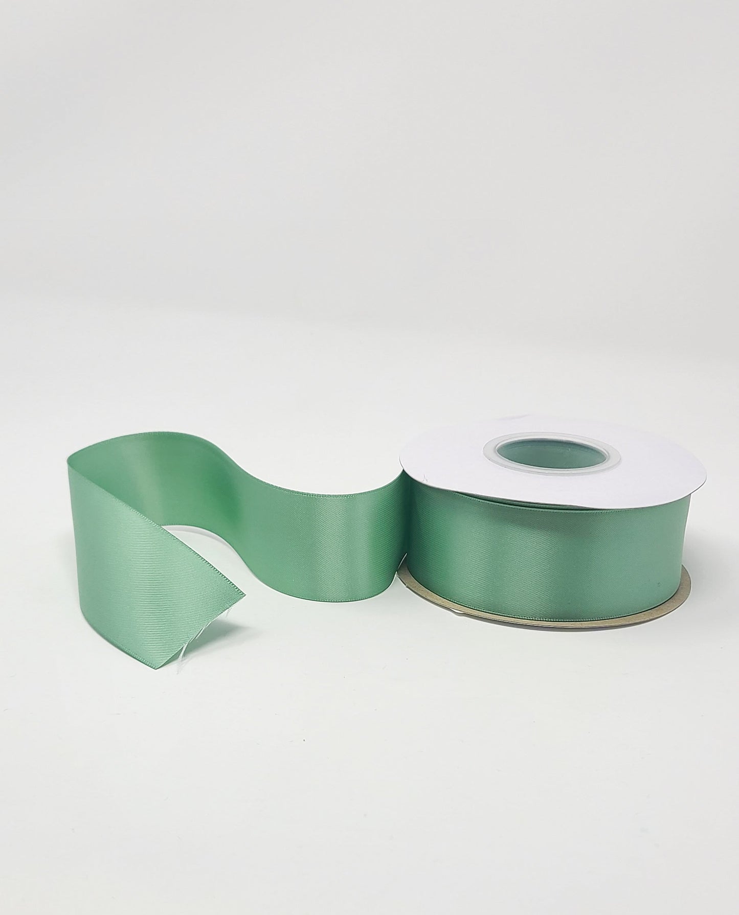 Double Face Solid Colored Ribbon Sage Green