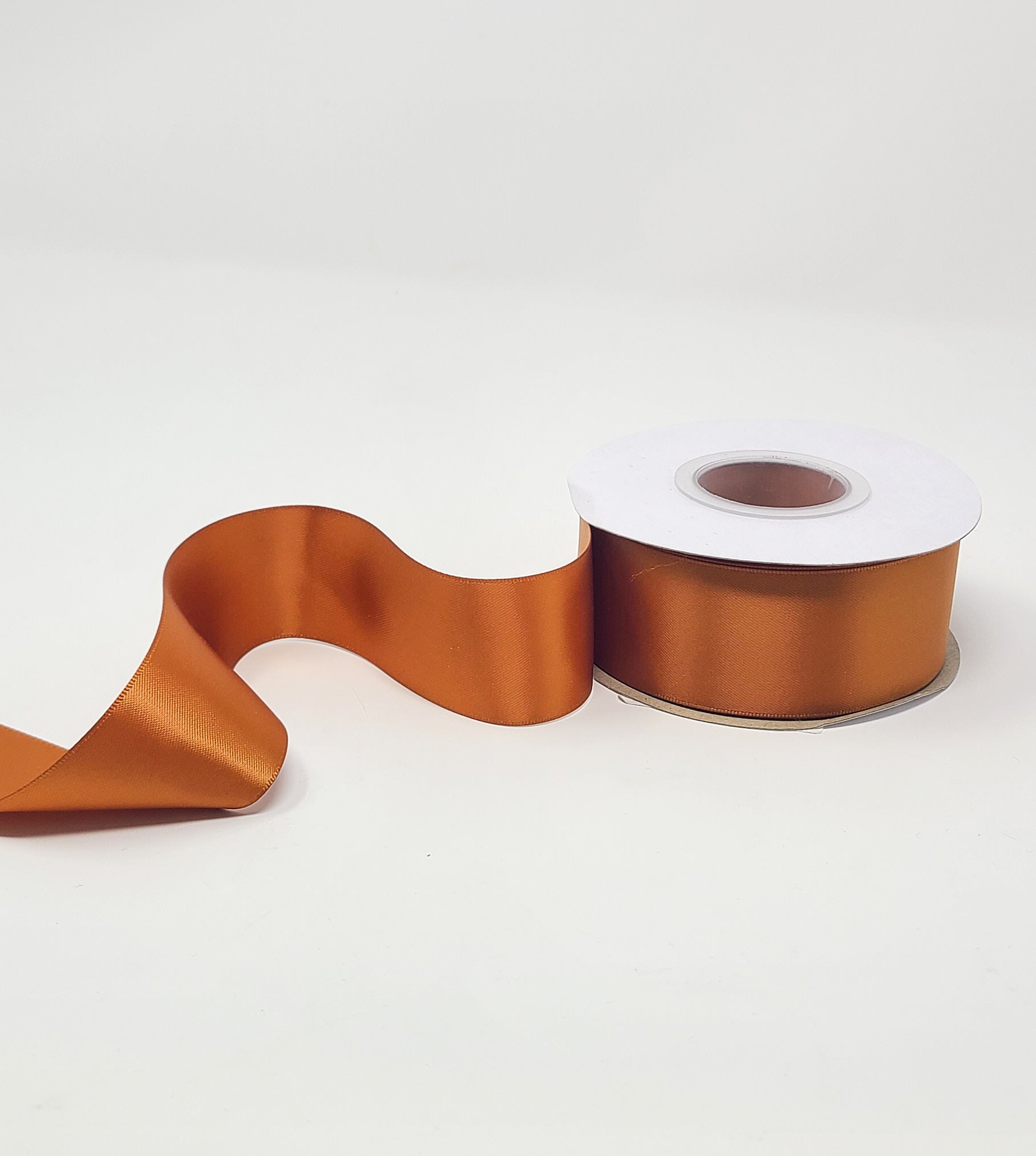 Double Face Solid Colored Ribbon Rust – 49DzineMembers