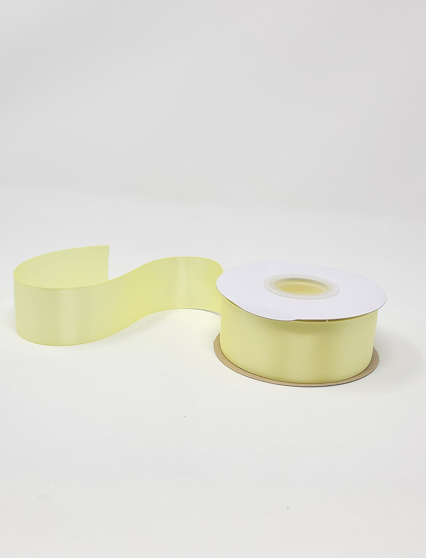 Double Face Solid Colored Ribbon Baby Maize