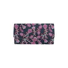 Load image into Gallery viewer, Beaded Pink Women&#39;s Trifold Wallet
