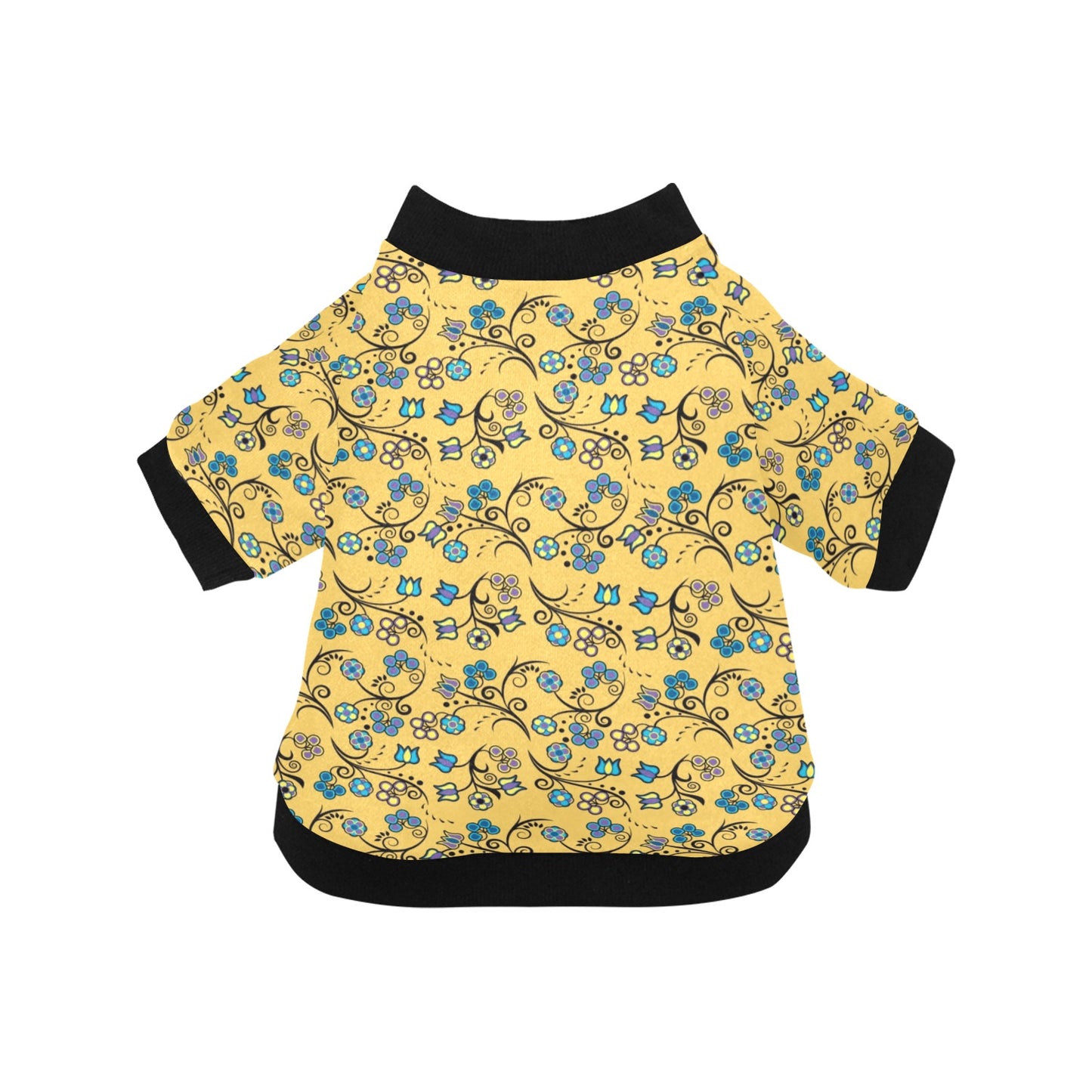 Blue Trio Tuscan Pet Dog Round Neck Shirt