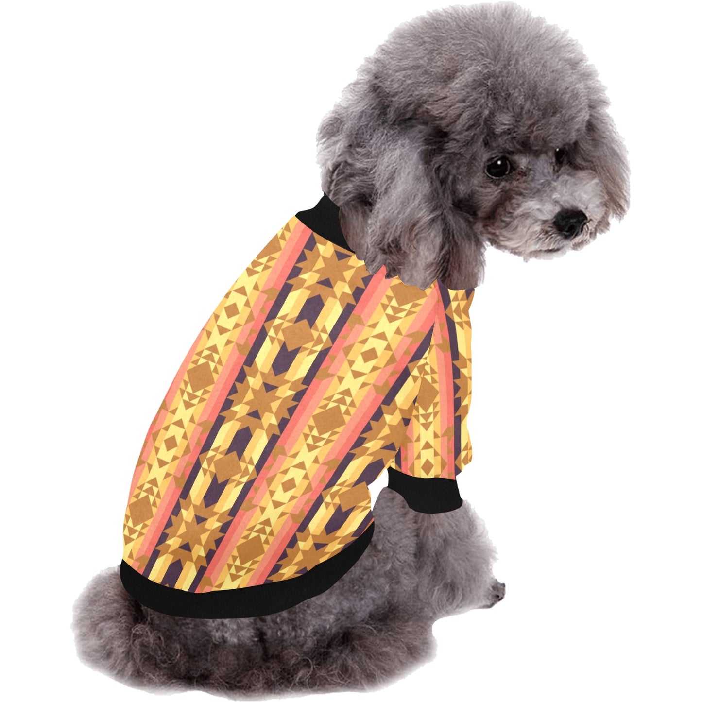 Infinite Sunset Pet Dog Round Neck Shirt