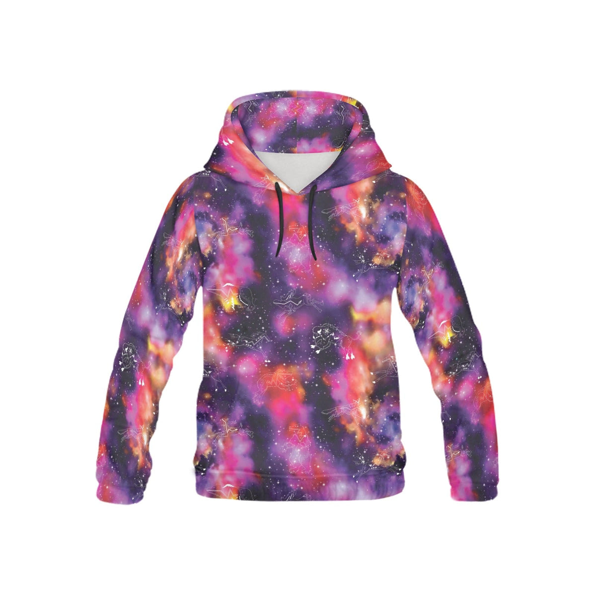 Animal Ancestors 9 Cosmic Swirl Purple and Red Youth Hoodie
