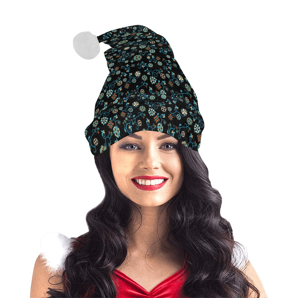 Ocean Bloom Santa Hat