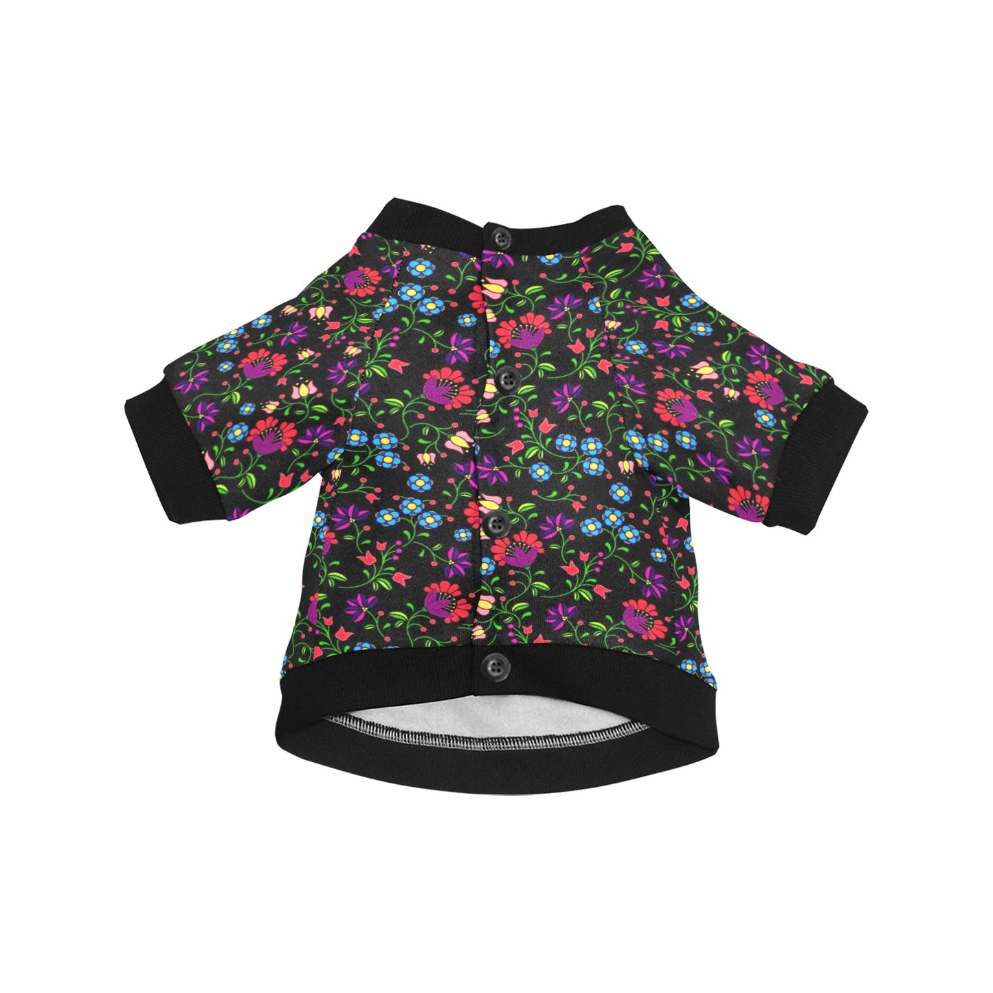 Fleur Indigine Pet Dog Round Neck Shirt
