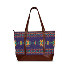 Load image into Gallery viewer, Dreams of Ancestors Indigo Tote Handbag
