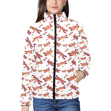 Load image into Gallery viewer, Gathering White Women&#39;s Stand Collar Padded Jacket
