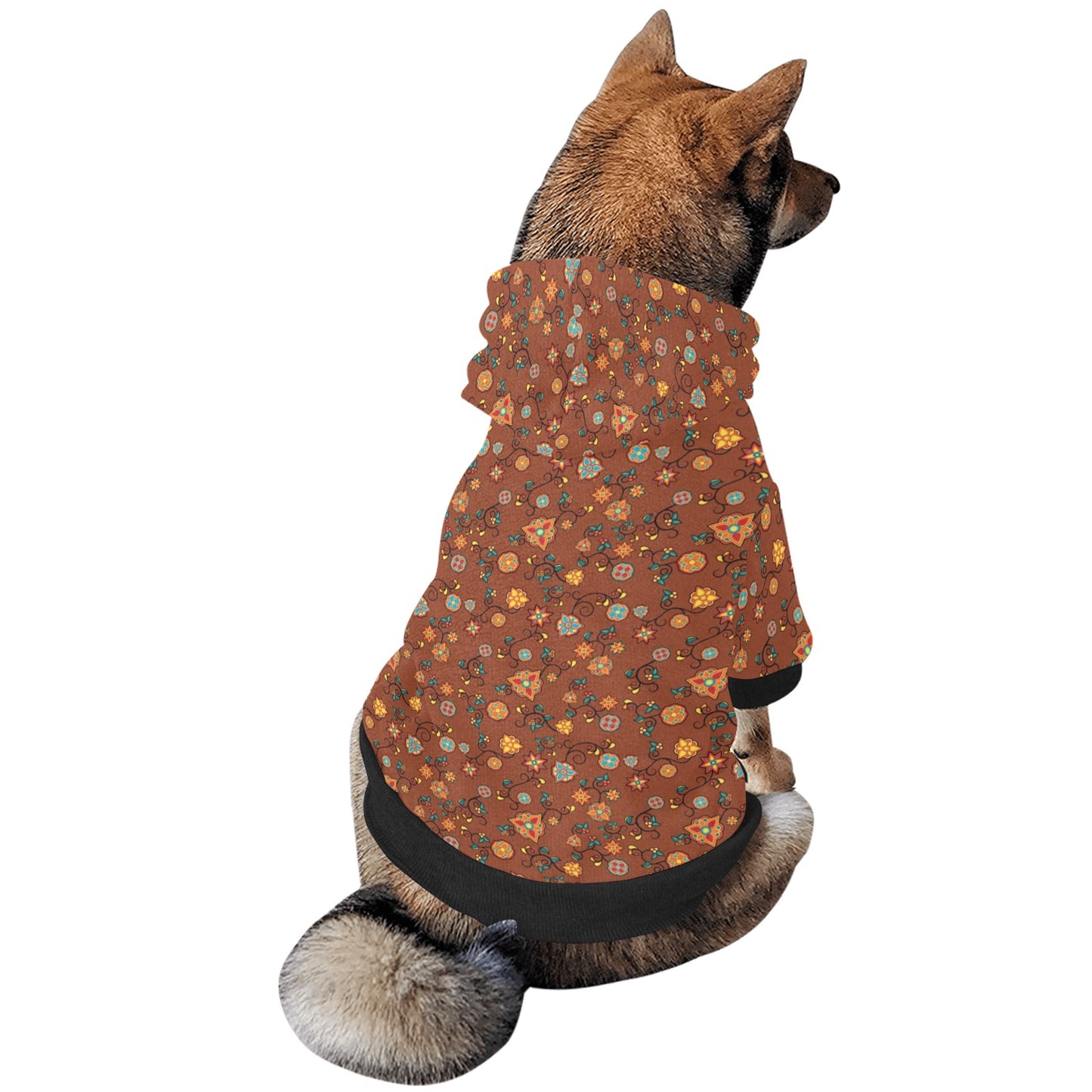 Fire Bloom Shade Pet Dog Hoodie