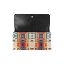 Load image into Gallery viewer, Dark Sandway Women&#39;s Trifold Wallet
