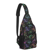 Load image into Gallery viewer, Neon Floral Elks Chest Bag
