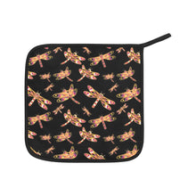 Load image into Gallery viewer, Gathering Yellow Black Oven Mitt &amp; Pot Holder
