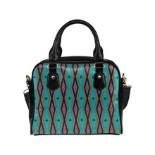 Load image into Gallery viewer, Diamond in the Bluff Turquoise Shoulder Handbag
