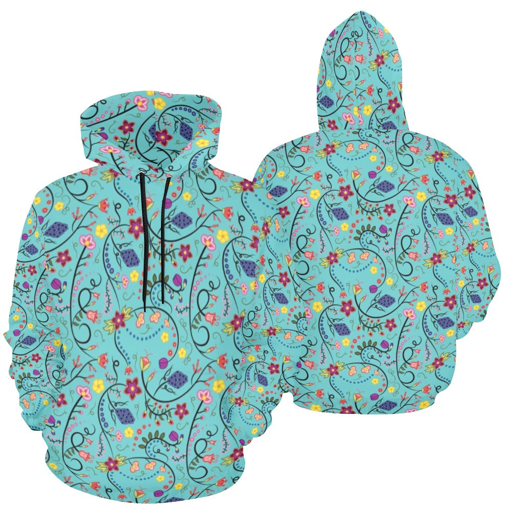 Fresh Fleur Sky Hoodie for Women