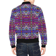 Load image into Gallery viewer, Medicine Blessing Purple Bomber Jacket for Men
