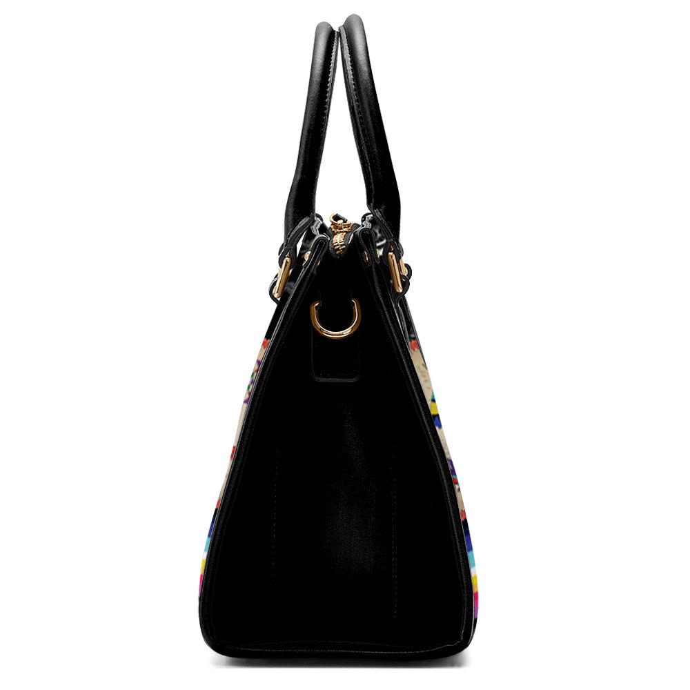 Bear Ledger Black Sky Convertible Handbag