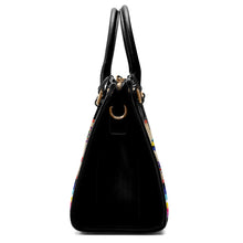 Load image into Gallery viewer, Bear Ledger Black Sky Convertible Hand or Shoulder Bag
