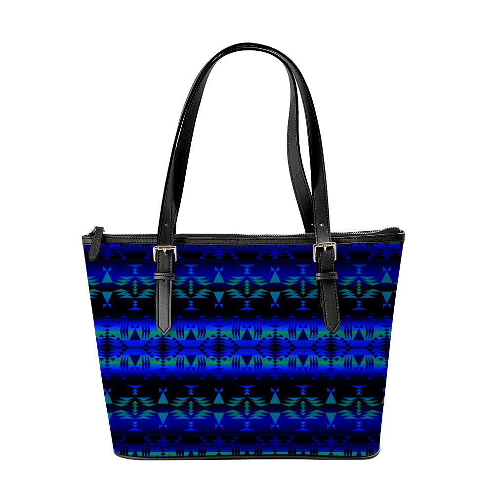 Between the Blue Ridge Mountains Large Tote Shoulder Bag