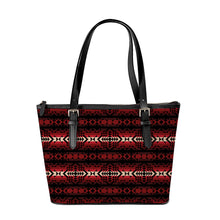 Load image into Gallery viewer, Black Rose Large Tote Shoulder Bag
