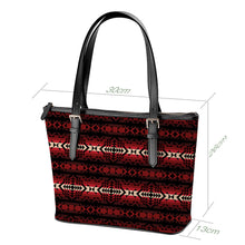 Load image into Gallery viewer, Black Rose Large Tote Shoulder Bag
