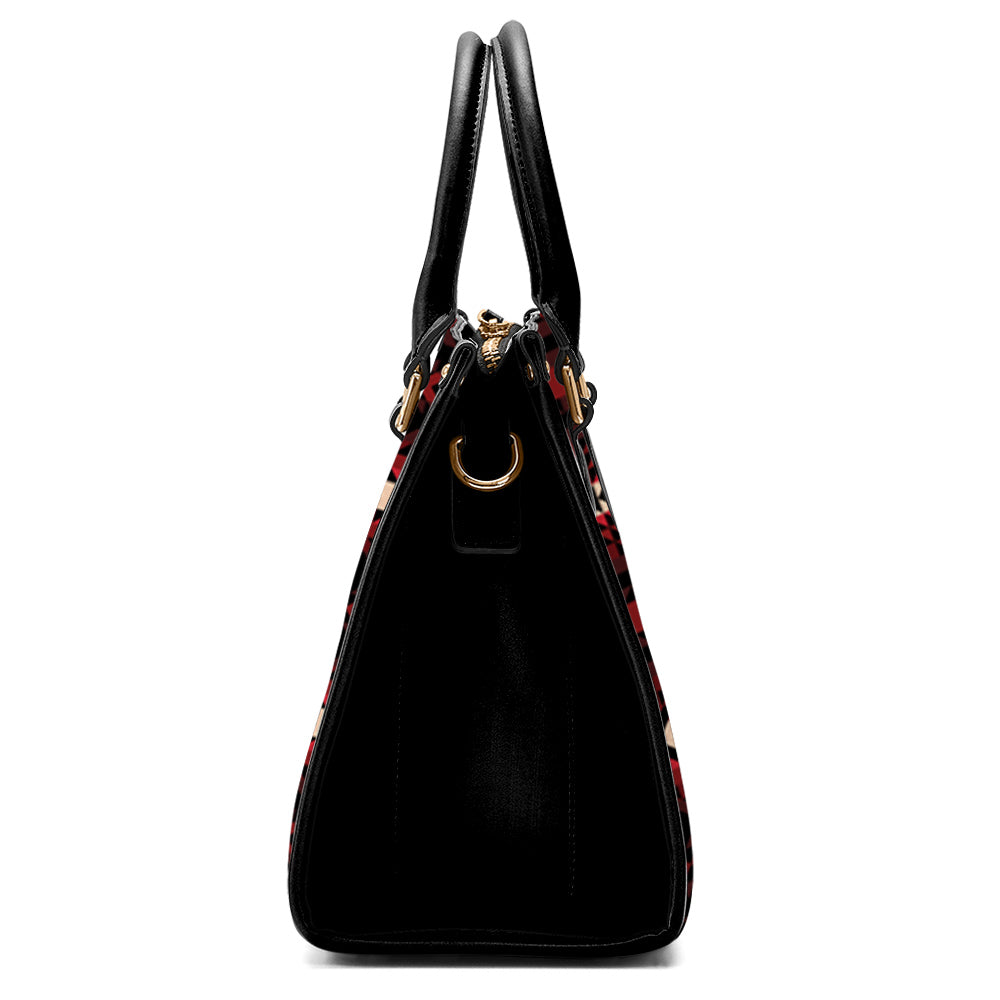 Black Rose Convertible Hand or Shoulder Bag