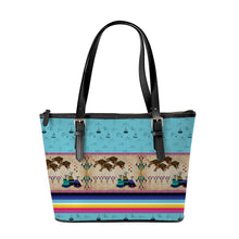 Load image into Gallery viewer, Buffalos Running Sky Large Tote Shoulder Bag
