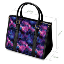 Load image into Gallery viewer, Animal Ancestors 1 Blue and Pink Convertible Hand or Shoulder Bag
