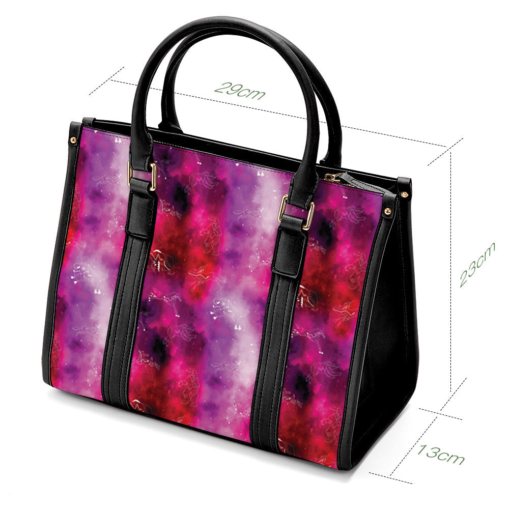 Animal Ancestors 8 Gaseous Clouds Pink and Red Convertible Handbag