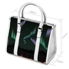 Load image into Gallery viewer, Dancing Skies Convertible Hand or Shoulder Bag
