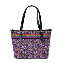 Load image into Gallery viewer, Culture in Nature Purple Large Tote Shoulder Bag
