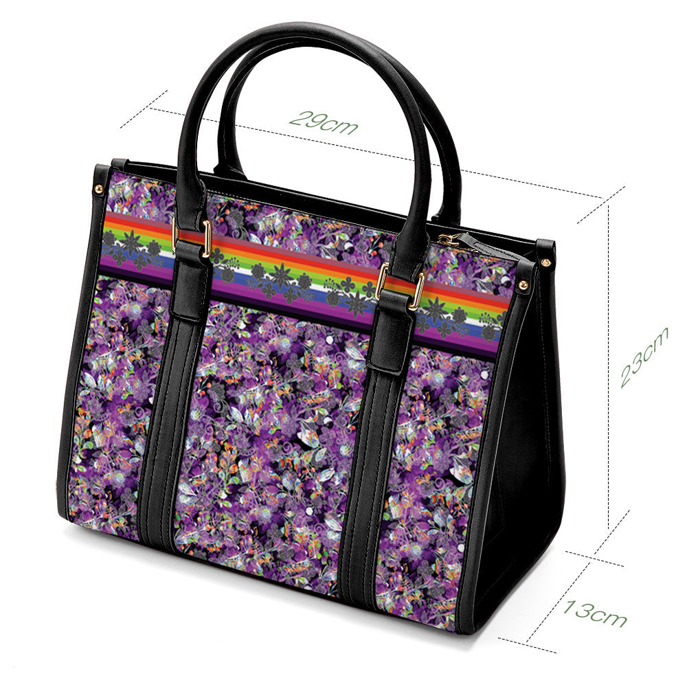 Culture in Nature Purple Convertible Handbag