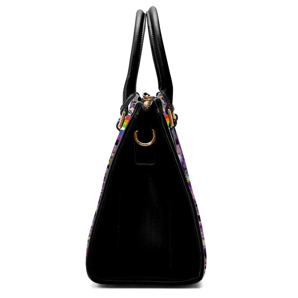 Culture in Nature Purple Convertible Handbag