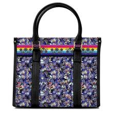 Load image into Gallery viewer, Culture in Nature Blue Convertible Hand or Shoulder Bag
