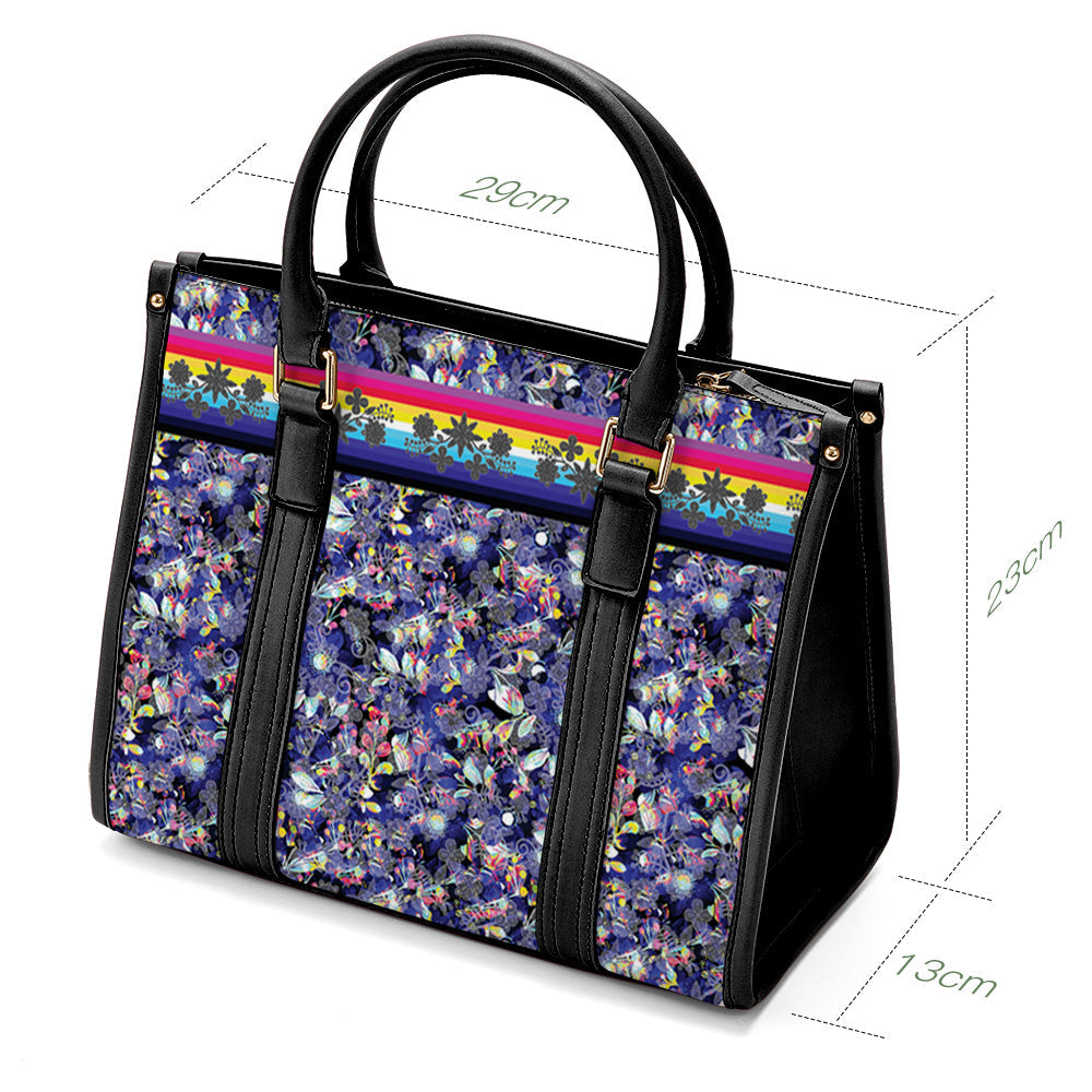 Culture in Nature Blue Convertible Handbag