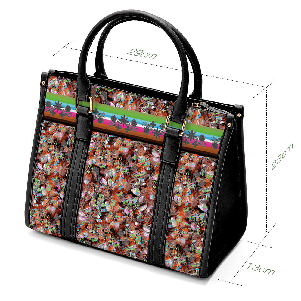 Culture in Nature Orange Convertible Handbag