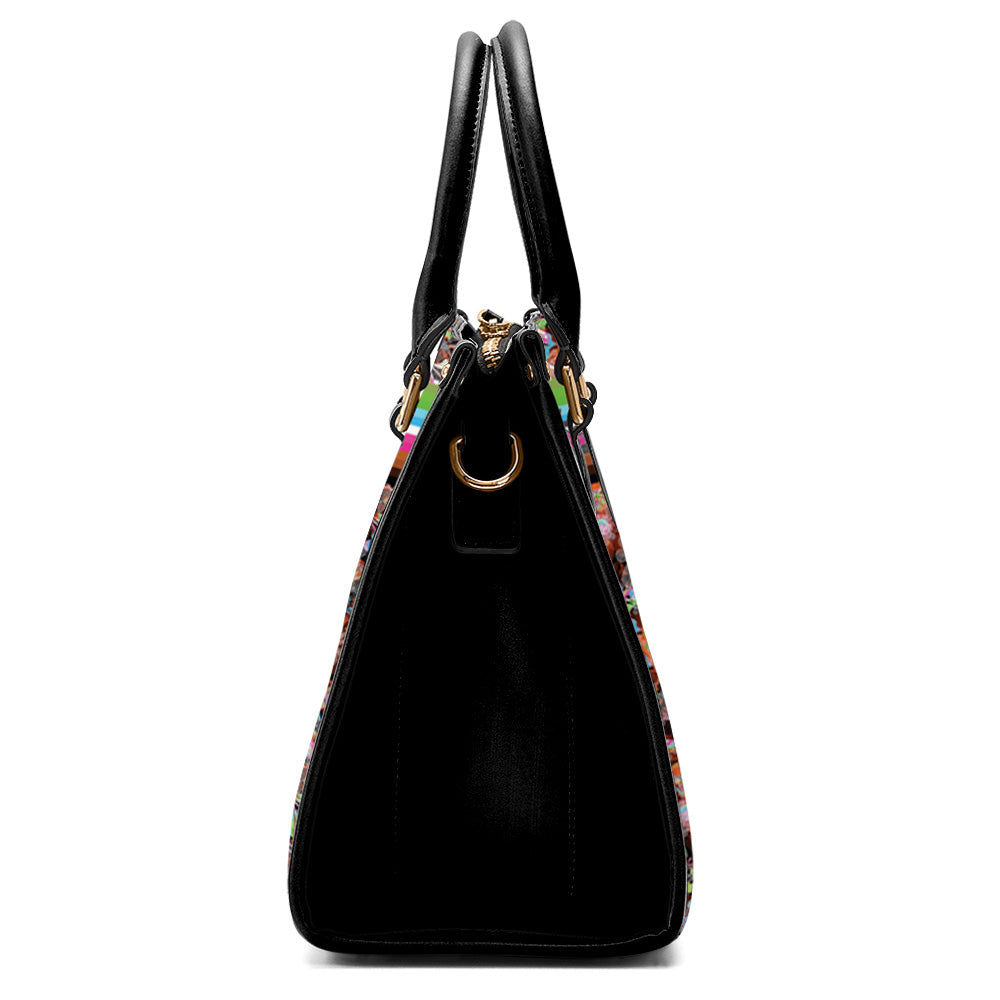 Culture in Nature Orange Convertible Handbag