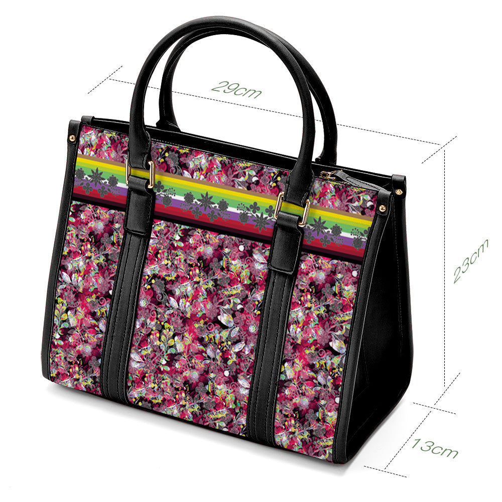 Culture in Nature Maroon Convertible Handbag