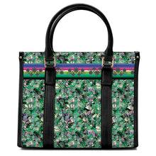 Load image into Gallery viewer, Culture in Nature Green Convertible Hand or Shoulder Bag
