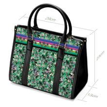 Load image into Gallery viewer, Culture in Nature Green Convertible Hand or Shoulder Bag
