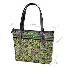 Load image into Gallery viewer, Culture in Nature Green Leaf Large Tote Shoulder Bag
