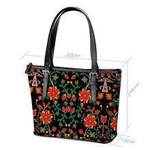 Load image into Gallery viewer, Floral Beadwork Six Bands Large Tote Shoulder Bag
