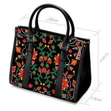 Load image into Gallery viewer, Floral Beadwork Six Bands Convertible Hand or Shoulder Bag
