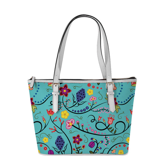 Fresh Fleur Sky Large Tote Shoulder Bag