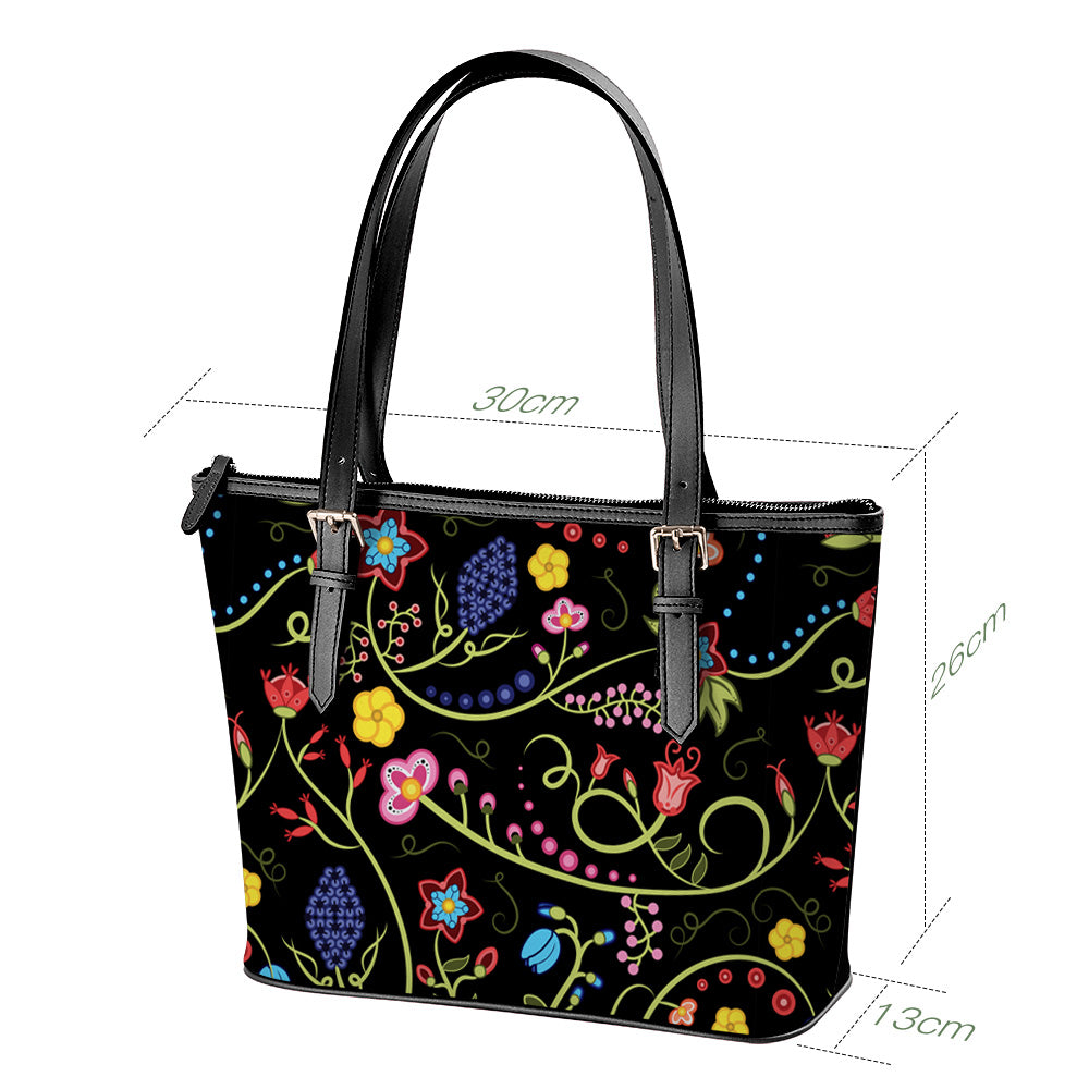 Fresh Fleur Midnight Large Tote Shoulder Bag