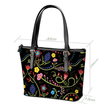 Load image into Gallery viewer, Fresh Fleur Midnight Large Tote Shoulder Bag
