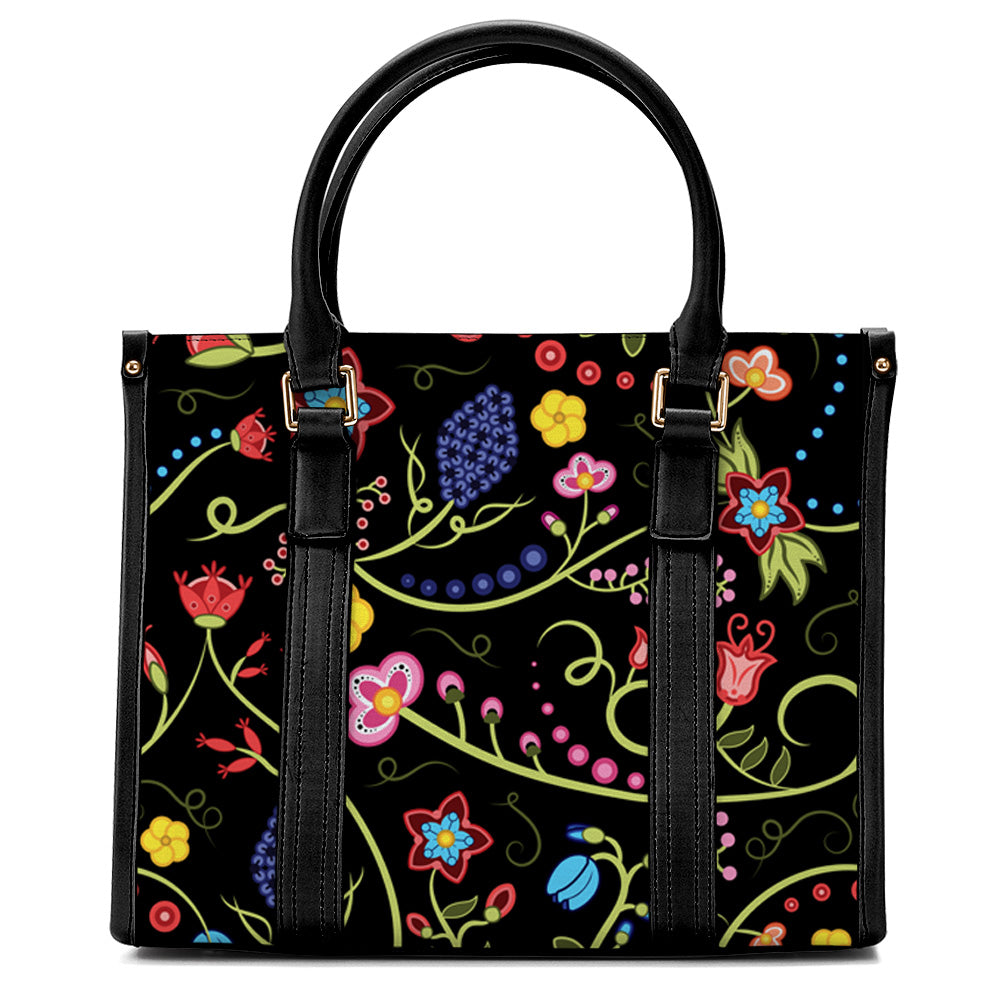 Fresh Fleur Midnight Convertible Hand or Shoulder Bag